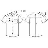 T-shirt lniany m.F-230 koral TM Yaroslav